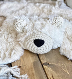 White Polar Bear Rug